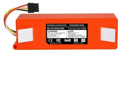 Image de Batterie pour aspirateur robot - Batterie de remplacement - 14,4V 5200mAh - Lithium-ion 18650 - Compatible avec les modèles S5, S6, S50, S51, S55, S60, S65, S5 Max, S6