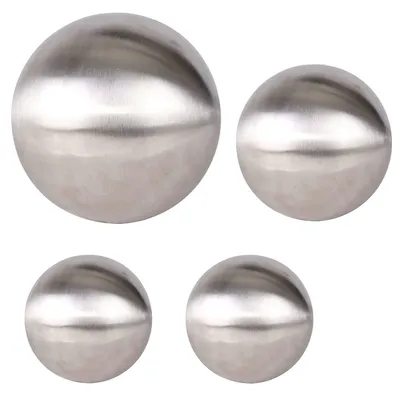 Produktbild von Dekokugel Edelstahl matt Edelstahlkugel-Set 4 Stück Kugel