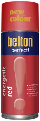 Produktbild von Belton perfect Lackspray 400 ml energetic red matt