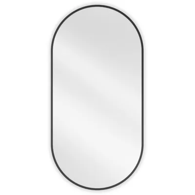 Zdjęcie produktu dla Mexen Loft lustro łazienkowe owalne 100 x 50 cm, rama czarna - 9851-100-050-000-70