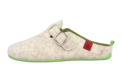 Produktbild von Andres Machado Clogs & Hausschuhe in Übergrößen Weiß Val White Green/ Herren große Herrenschuhe, Größe:49