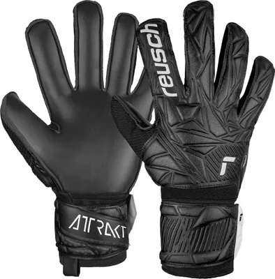 Produktbild von Reusch Attrakt Solid Torwart-Fußballhandschuhe, schwarz, groß. 9
