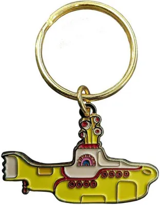 Obrázok produktu pre The Beatles - Prívesok na kľúče "The Yellow Submarine" RO10383 (jedna veľkosť) (zlatá/žltá)