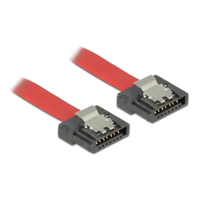 Produktbild von DeLOCK 0.5m SATA III, 0,5 m, SATA III, SATA 7-pin, SATA 7-pin, Männlich/Männlich, Rot