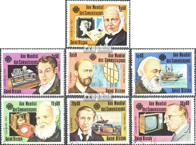 Produktbild von Briefmarken Guinea-Bissau 1983 Mi 699-705 (kompl.Ausg.) gestempelt Weltkommunikationsjahr