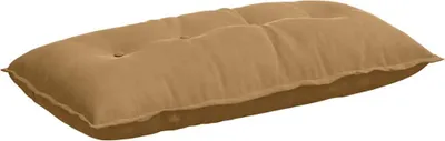 Image de vidaXL Coussin de dossier Marron 100 x 50 cm Tissu velours côtelé