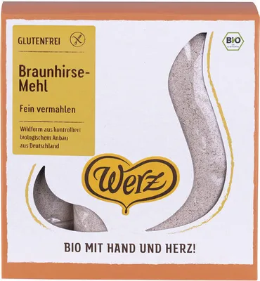 Produktbild von naturkorn mühle Werz - Braunhirse-Mehl glutenfrei - 1000g