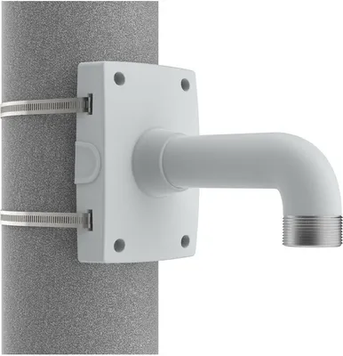 Produktbild von AXIS T91B67 - Halterung für Kameramontage - Pfosten montierbar - Innenbereich, Außenbereich - weiß - für AXIS T94A01, T94B02, T94F01, T94K01, T94M01, T94M02, T94T01, T94T02, T94V01