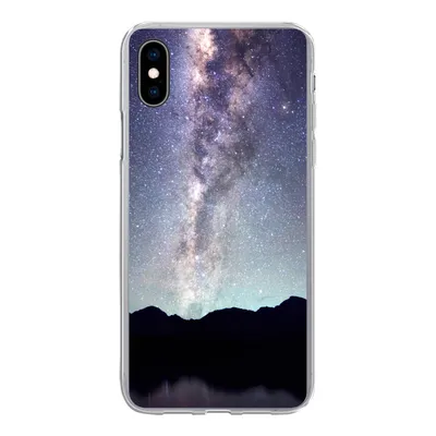 Produktbild von MuchoWow® Handyhülle Schutzhülle Hülle für iPhone Xs Universum - Galaxie - Sternenhimmel - Jungen - Mädchen - Kinder Silikon Softcase Handy Hülle - Handytasche