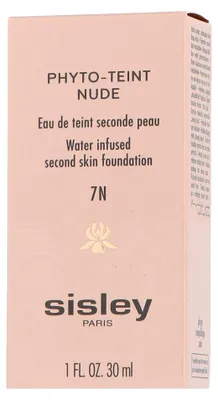 Obrázek produktu pro Sisley Phyto Teint Nude, Láhev, Tekutina, Univerzální pleť, Hydratující, Energizující, Vyhlazující, Vyživující, Zvětšující objem, Tmavá kůže, Neutrální
