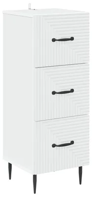 Obrázok produktu pre vidaXL Komoda Biela 33 x 34,5 x 89,5 cm Drevotrieska