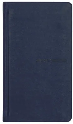 Produktbild von 2027 GÜSS Taschenkalender, 1W.= 2S., Einband Tucson blau