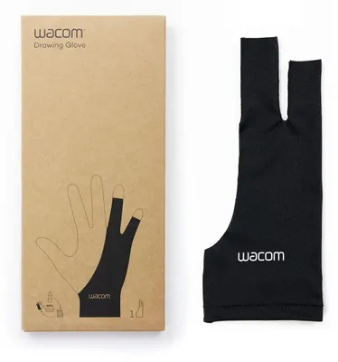 Produktbild von Wacom ACK4472501Z, Handschuh, Wacom, Cintiq 13 (DTK1301) Cintiq 22 (DTK2200, DTH2200) Cintiq 27 (DTK2700, DTH2700) Wacom Cintiq Pro..., Schwarz, Polyester, Elasthan, 1 Stück(e)