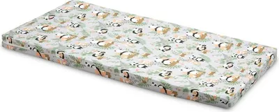 Obrázek produktu pro Matrace do postýlky - Panda a liška 120 x 60 cm - Pro vzrušující sny a klidný spánek