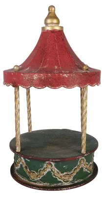 Obrázek produktu pro Vánoční dekorace Clayre & Eef, Ø 27 x 48 cm, červená, kovová