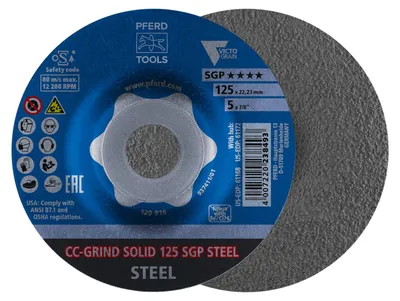 Produktbild von PFERD 64187126, 12,5 cm, 2,22 cm, 12200 RPM, 10 Stück(e)