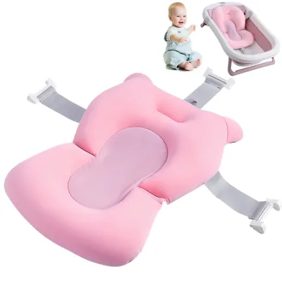 Produktbild von Solidchoice – Baby-Badeunterlage mit Sicherheitsgurt für Neugeborene und Kleinkinder