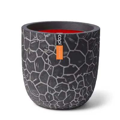 Image de Capi Europe - Blumentopf kugel Clay NL - Anthrazit - 43x41 - KATC933
