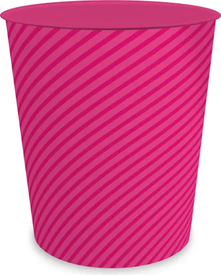 Produktbild von itenga Papierkorb ca. 11 Liter - STRIPE - magenta