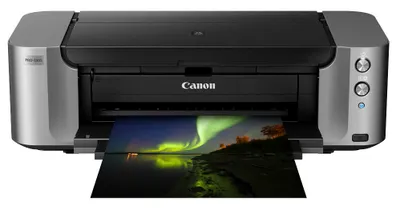 Image de Canon PIXMA PRO-100S - Jet d'encre - 4800 x 2400 ppp - Noir - Cyan - Gris - Gris clair - Magenta - Cyan photo - Magenta photo - Jaune - A3+ (330 x 483 mm) - 10 x 15,13 x 18,20 x 25,25 x 30 - 10 x 15 - 25 x 30 - A3 - A3+ - A4 - Lettre