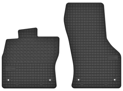 Zdjęcie produktu dla Dywaniki gumowe przednie do Volkswagen Passat B8 2014-2023 (sedan/kombi) – 2 szt., czarne, dopasowane – Wielganizator SolidTread