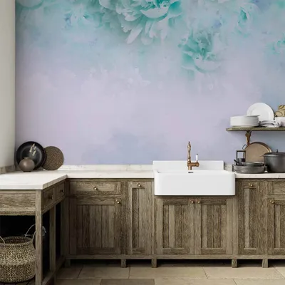 Produktbild von Vlies Fototapete - Floral Etude of Life - Second Variant 400x280 cm Blumen b-C-1026-a-c