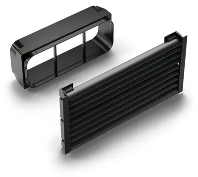 Zdjęcie produktu dla Naber COMPAIR PRIME flow® cokołowa kratka wentylacyjna flow czarna 8033015