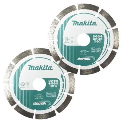 Zdjęcie produktu dla Makita 2x diamentowa tarcza tnąca Diamak 125 x 22,23 mm ( 2x D-80086 )
