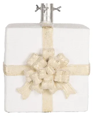 Zdjęcie produktu dla Stojak na choinkę Clayre & Eef Gift 26x24x33 cm Biały materiał ceramiczny