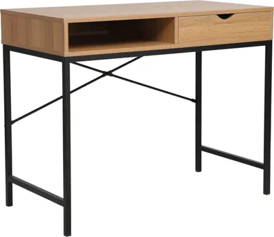 Zdjęcie produktu dla Biurko B-027 dąb/czarne