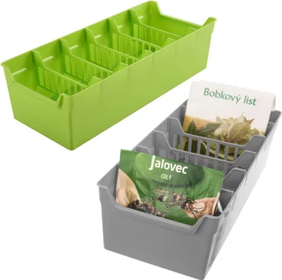 Produktbild von Orion Organizer für GEWÜRZE Tüten Gewürzbehälter Küchenorganizer GRAU