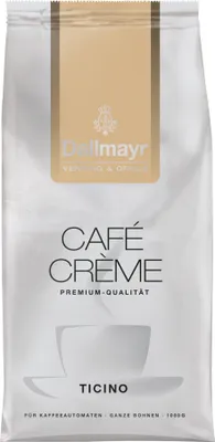 Produktbild von Dallmayr Cafe Creme Ticino - 1kg Kaffeebohnen Vending & Office