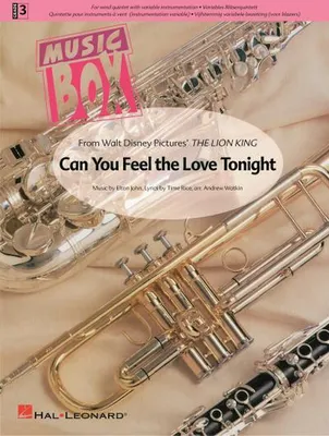 Produktbild von Can you feel the love tonight: for wind quintettwith variable instrumentation, score and parts
