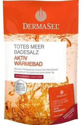 Produktbild von DERMASEL Totes Meer Badesalz+Aktiv Wärme SPA