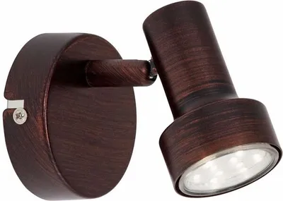 Produktbild von LED Spot Wandleuchte, Ø 8 cm, 3 W, Kupfer, Briloner Leuchten