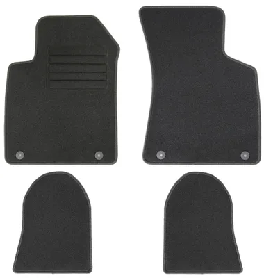 Produktbild von Fußmatten-Set für Audi TT 8N, 10/1998-08/2006, 4-teilig, Schwarz