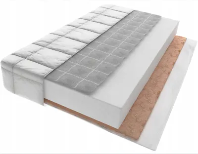 Obrázek produktu pro Dětská matrace Kokos - Molitan - Pohanka 120x60x9 cm středně tvrdý