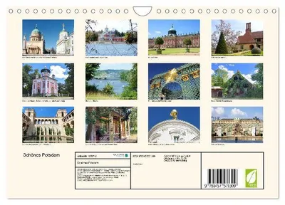 Produktbild von Schönes Potsdam (Wandkalender 2026 DIN A4 quer), CALVENDO Monatskalender