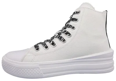 Immagine prodotto di Dockers by Gerli Damen Canvas Sneaker Alta Weiß