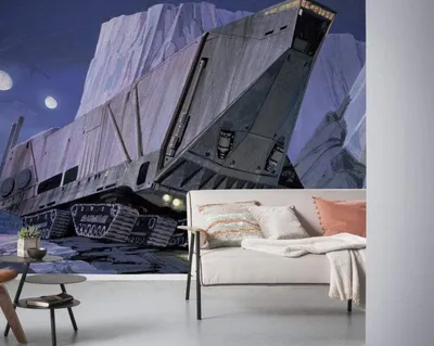 Zdjęcie produktu dla Tapeta flizelinowa Komar "Star Wars Classic RMQ Sandcrawler" - rozmiar: 500 x 250 cm (szerokość x wysokość), 10 paneli