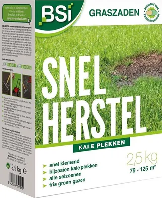 Productafbeelding van Gazonzaad voor snelle regeneratie - 2,5 kg, geschikt voor 125 m²