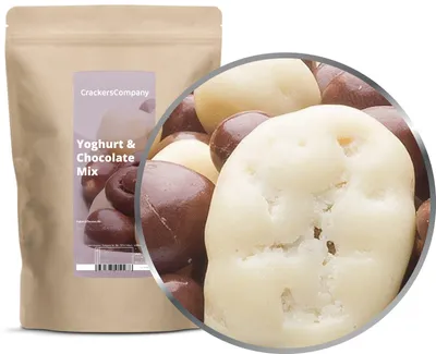 Produktbild von CrackersCompany Joghurt-Schoko-Mischung (Yoghurt & Chocolate Mix), ZIP-Beutel 700 g