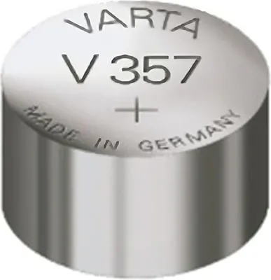 Produktbild von Knopfzelle Uhr Batterie Uhrenbatterie Varta V357 SR44