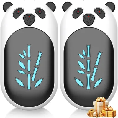 Imagen del producto de Calentadores de manos recargables, 2 unidades - eléctricos - 6000 mAh - diseño dividido - USB