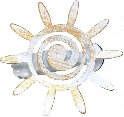 Productafbeelding van Gordijnhouders Set - Decoratie Ophangers - Raamdecoratie - Klaauw vrije klemmen - 6-7 cm - Wit Goud