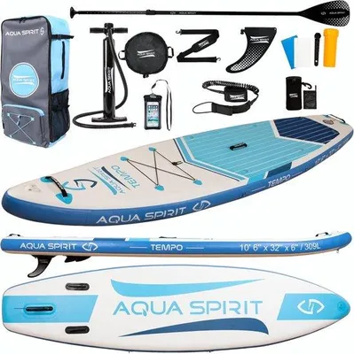 Produktbild von Famanu Stand Up Paddleboard 320x81cm - Ideal für Anfänger und Fortgeschrittene