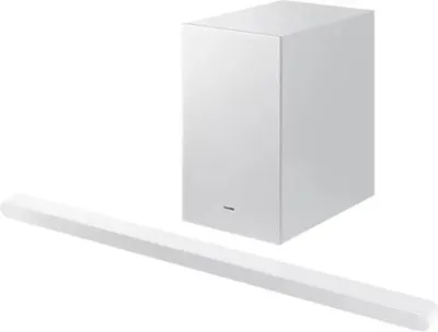 Produktbild von Samsung HW-S701D/EN 9.1.4 Soundbar Weiß inkl. Wireless-Subwoofer Ultra Slim Design Dolby Atmos