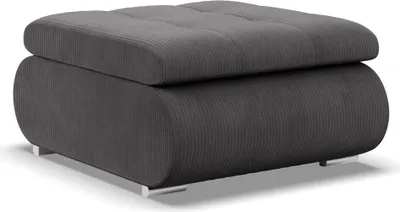 Produktbild von Sitzpouf für das Wohnzimmer, Cord - Dunkelgrau