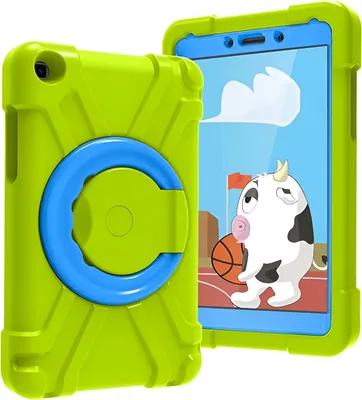 Produktbild von Gepanzerte Tasche mit Halterung für Samsung Galaxy Tab A 8.0 2019 Grün
