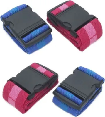Produktbild von Kofferband Koffergurt Gepäcksicherung Koffergürtel 4,8 cm x 180 cm 4 Stück Set